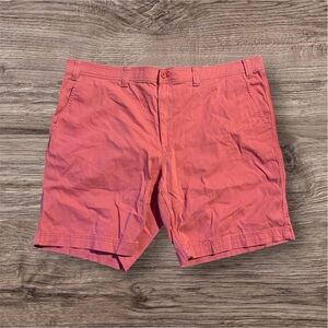 The Foundry Supply Co. Men's Coral Flat Front Shorts sz 50